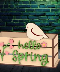 Easter Basket with bird