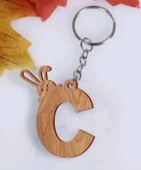 Easter Letter C Keychain