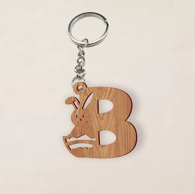 Easter Letter Keychain B