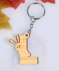 Easter Letter L Keychain