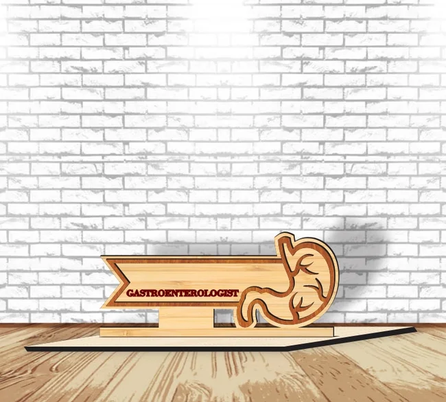 Gastroenterologist Doctors Desk Nameplate