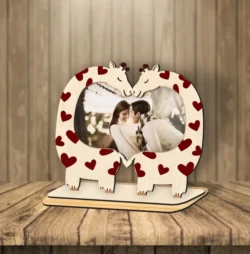 Giraffe Valentine Photo Frame Giraffe Valentine Photo Frame