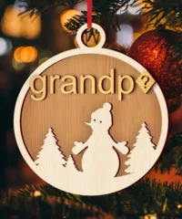 Grandpa Christmas Bauble