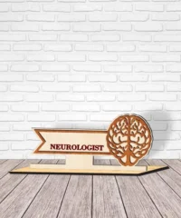 Neurologic Doctors Desk Nameplate