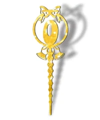 Number 0 Cake Topper