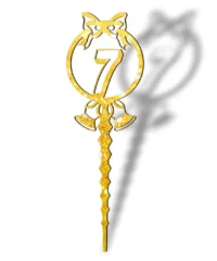 Number 7 Cake Topper