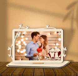 Penguin Couple Valentine’s Photo Frame Penguin Couple Valentine's Photo Frame