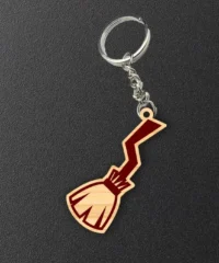 Witch Broom Keychain