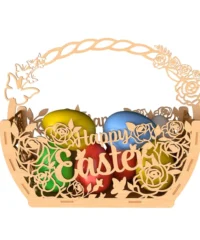 Wooden Easter basket