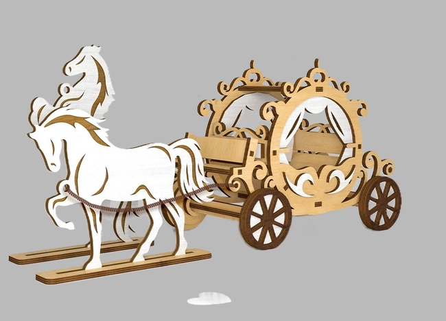 Wooden carriages