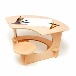Adjustable kids study table and chair