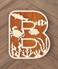 Alphabet B Underwater