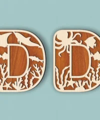 Alphabet D Underwater