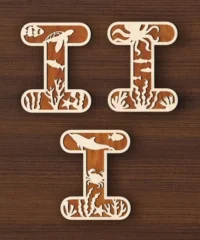 Alphabet I Underwater