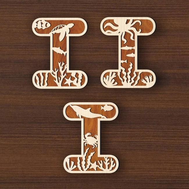 Alphabet I Underwater