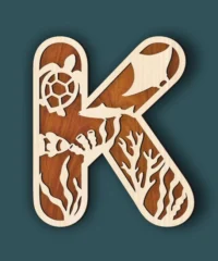 Alphabet K Underwater