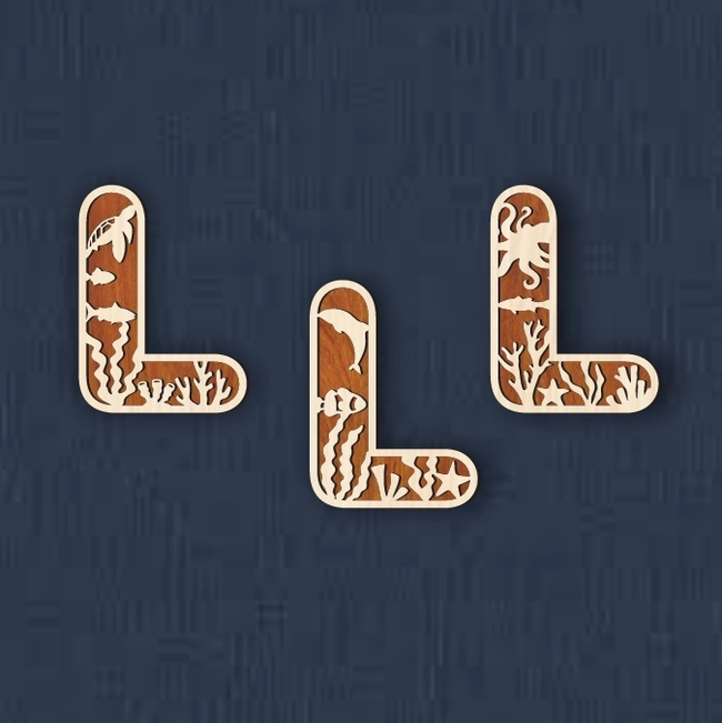 Alphabet L Underwater