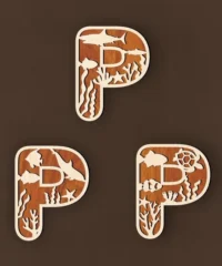 Alphabet P Underwater