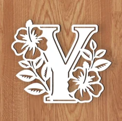 Alphabet Y And Flower Alphabet Y And Flower