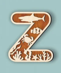 Alphabet Z Underwater