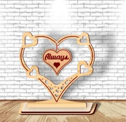 Always Heart Valentine's Hanging Stand