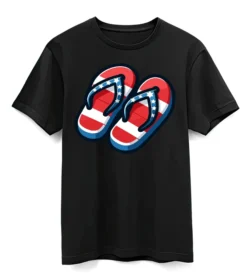 American Flag Flip Flops