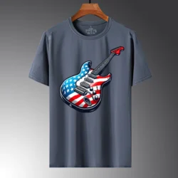 American Flag Guitar