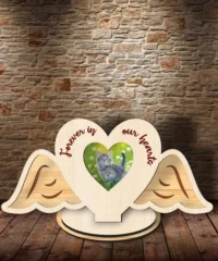 Angel Heart Pet Memorial Photo Frame