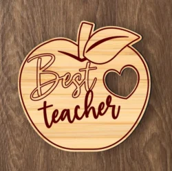 Apple Teacher Coaster