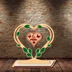 Be Mine Heart Valentine's Hanging Stand
