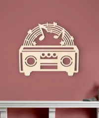 Boombox Wall Decor