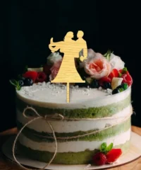 Bride And Groom Cake Topper For Wedding