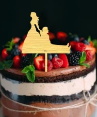 Bride And Groom Cake Topper For Wedding