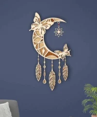 Butterfly And Moon Dream Catcher