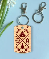Camping Keychain