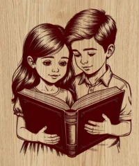 Children Reading Books