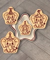 Elephant Animal Counting Puzzle
