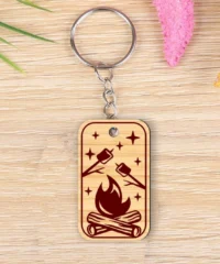Fire Camping Keychain