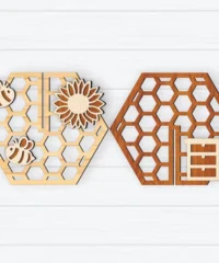 Flower And 3D Honeycomb