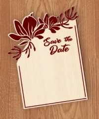 Flower Wedding Invitation