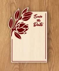 Flower Wedding Invitation