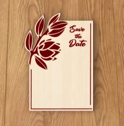 Flower Wedding Invitation