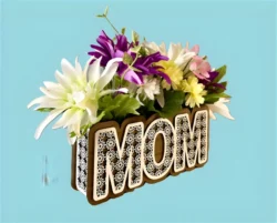 Flower basket for mom