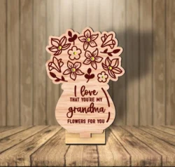 Flowers Holder For Grandmother