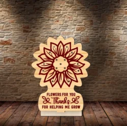Flowers Holder For Teacher