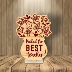 Flowers Holder For Teacher