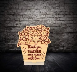 Flowers Holder For Teacher