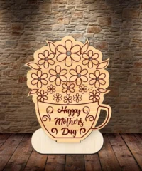 Flowers Holder Tea Cup Mom