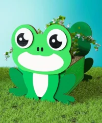 Frog flower pot