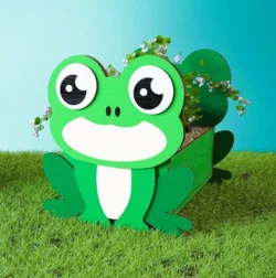 Frog flower pot